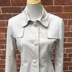 Cinzia Rocca Cream Trench Coat